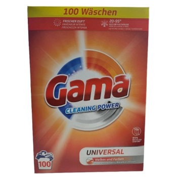 GAMA proszek do prania 3w1 6 kg 100 prań do białego i koloru koncentrat